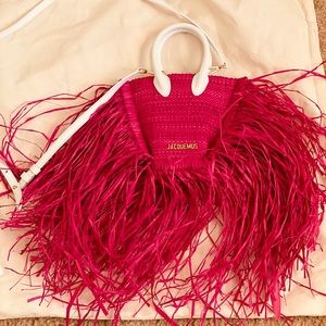 Jacquemus le Petit bacci raffia bag